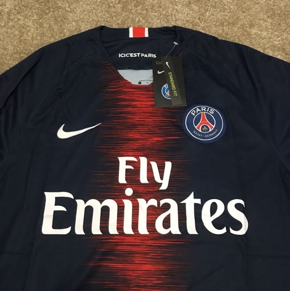 PSG Paris Saint Germain Home 18/19 Jersey LIGUE 1 - Picture 6 of 6